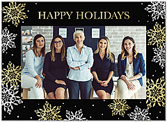 Snowflake Photo Card D9207U-4B